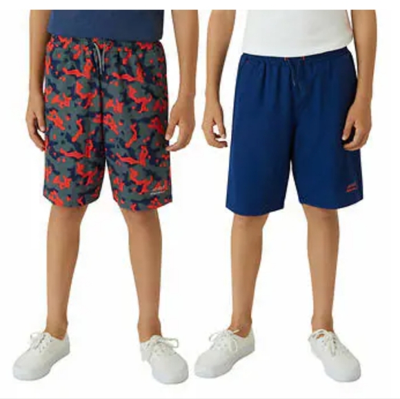 Eddie Bauer Boys Youth 2-Pack Hybrid Shorts Land To Sea Size 18/20 (XL) - Picture 1 of 7